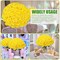 72PCS Yellow Artificial Roses Bulk – Realistic Silk Fake Flowers with Long Stems for Wedding, Home Decor, Birthday, Party Centerpieces, Bridal Shower & Event Decoration